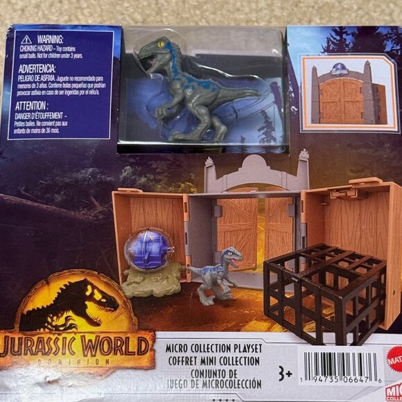 NWT - Mattel - Jurassic World Dominion - Micro Collection Playset - Picture 2 of 4
